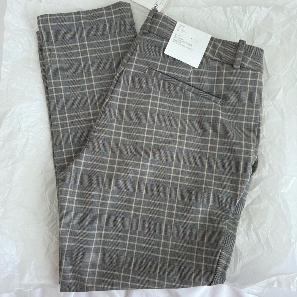 NEW! H&M Plaid Dress Slacks